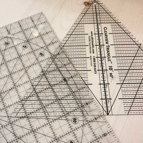 CT Log Cabin Triangle Rulers