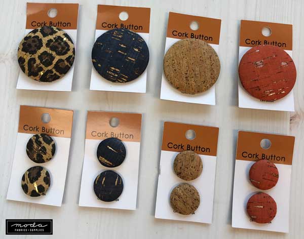 CT Cork Covered Buttons