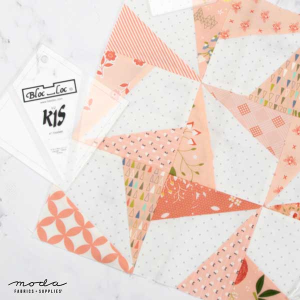 BlocLoc Kite Ruler Stitch Pink