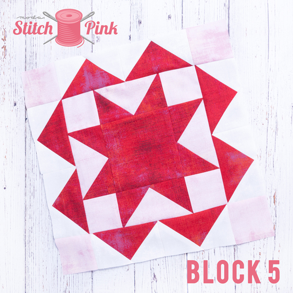 Stitch Pink Block 5 Best Friends