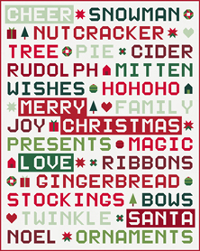 Letters to Santa Moda Quilt Mockup