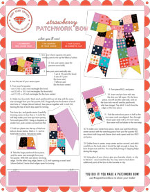 Strawberry Patchwork Box