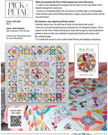 Pick a Petal Program Flyer