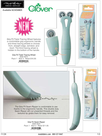New Clover Notions Flyer